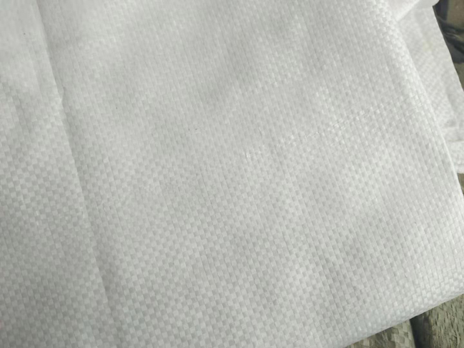 纯白色原料编织布